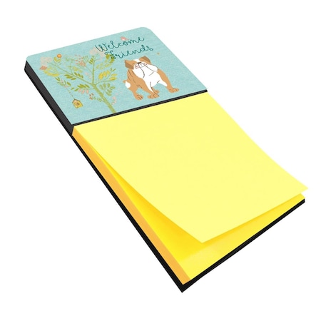 Teachers Aid Welcome Friends English Bulldog Sticky Note Holder TE231361